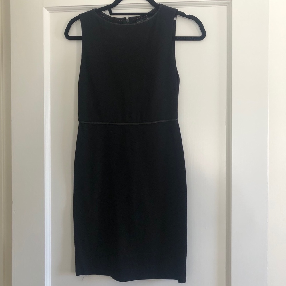 Alice and Olivia Employed Black Dress